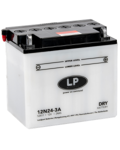 12N24-3A batteri til Gressklipper 12V 24Ah E60-N24-A (185x125x178mm)