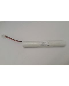4,8v 4,0Ah nødlysbatteripakke m/ Ledning og AMP 2-pol i stav Glamox