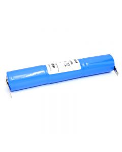 3,6v 1,6Ah nødlysbatteripakke m/ 4,8mm Faston i stav