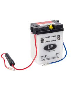 6V Standard 2 Ah 6N2-2A-4 Syrefylt Blybatteri