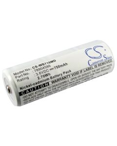 Batteri til Welch-Allyn 11720, Welch-Allyn 11730 3.6V 750mAh 78904586