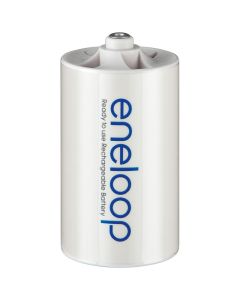 Sanyo Eneloop adapter AA til D (R20)