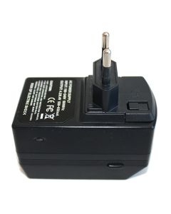 Batterilader til Canon EOS 100D, M, M2, Rebel SL1 - LP-E12 - Input 110-230VAC
