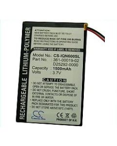 Batteri til Garmin Nuvi 600 Serie 3.7V 1500mAh