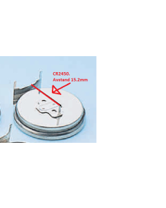 Batteri CR2450 Panasonic/Varta/Renata 3,0v Lithium m/kretskortpinner