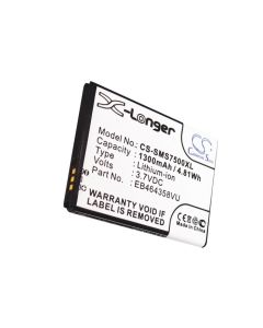 EB464358VU kompatibelt batteri til Galaxy Ace Plus og Young 1300mAh