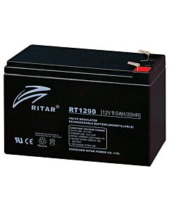 RITAR AGM Batteri 12V 9AH (151x65x94mm) F2