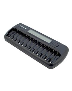 EverActive NC1200 automatisk hurtiglader for 12 stk AA/AAA batterier NIMH