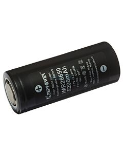 IMR26650 Batteri 3.7V 5200mAh uten sikkerhetskrets 15A