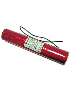 3,6v 4,0Ah nødlysbatteripakke m/ Ledning u/kontakt