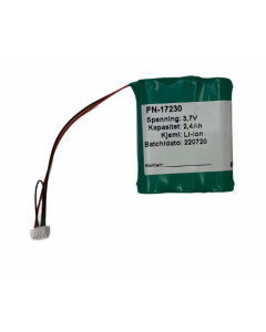Batteri for ABB SB822 erstatter Saft 1S1P MP 144350 MX4, 07442H, AC 800M, 653450-MR  3,7V Li-Ion