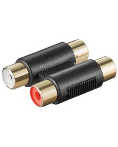 Skjøtestykke 2x RCA Jack