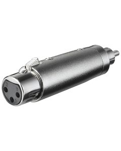 XLR audio adapter 3-pin XLR jack - RCA plugg