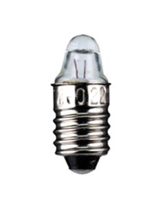 E10 miniatyrpære 0,25W 1,2V 24x9,5mm