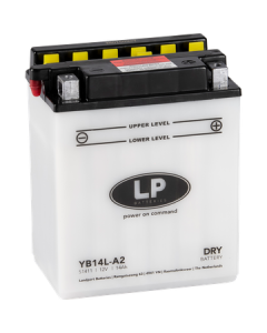 12V Standard 14 Ah YB14L-A2 Syrefylt Blybatteri