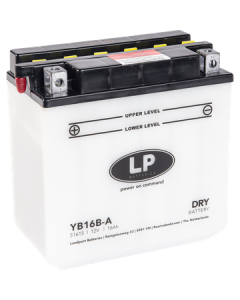 YB16B-A batteri til MC og ATV 12V 16Ah (161x91x163mm) U/ syre