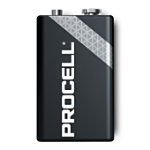 10x 9V Duracell Procell Industrial 6LR61, MN1604 Alkalisk batteri