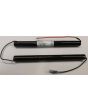 7,2V 4Ah NIMH batteripakke HR-4/3F 17x201mm (2stk) - To staver med ledning mellom