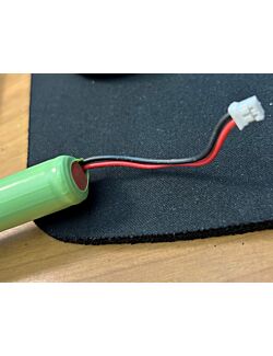 4,8V 1500mAh batteri for nødlys 15x200mm NIMH