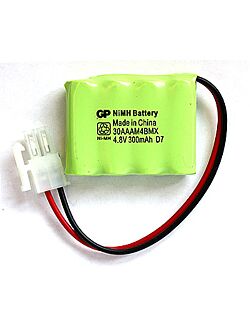 Batteri til Eltek Ledlux 4,8V 350mAh NIMH 1 time backup 30AAAM4BMX