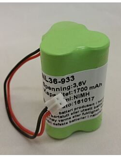 Batteri til Autronica ledelys 3,6V 1500mAh NIMH høytemperatur