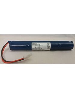 4,8v 1,6Ah nødlysbatteripakke m/ ledning og Molex Minifit 2-pol