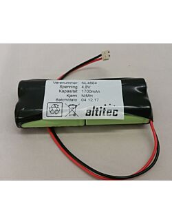 4,8V 1,7Ah NIMH Beghelli nødlysbatteri 415354003