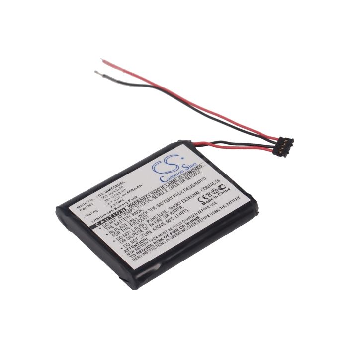 Batteri til Garmin Edge 500 3.7V 600mAh 361-0043-00