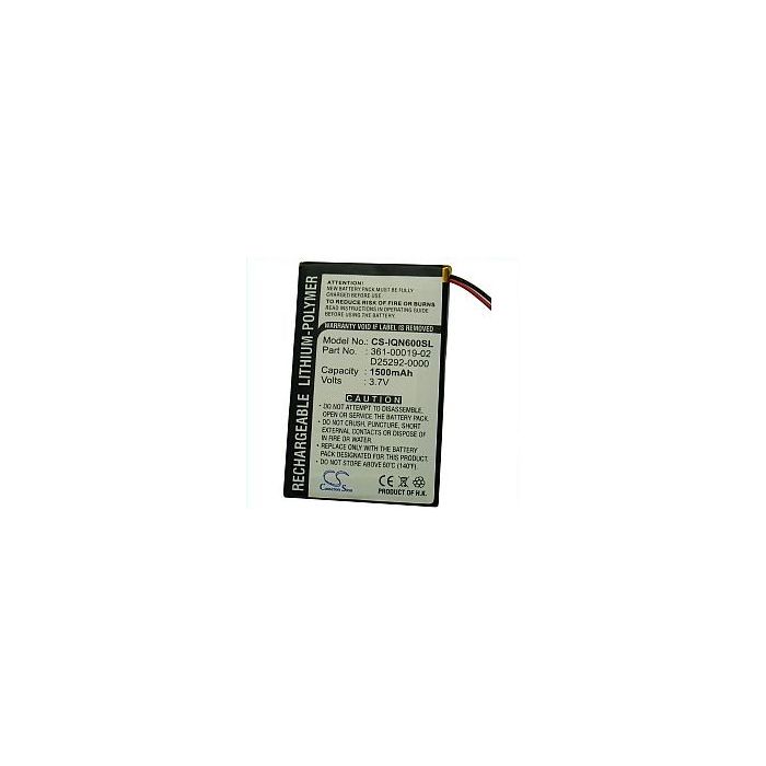 Batteri til Garmin Nuvi 600 Serie 3.7V 1500mAh