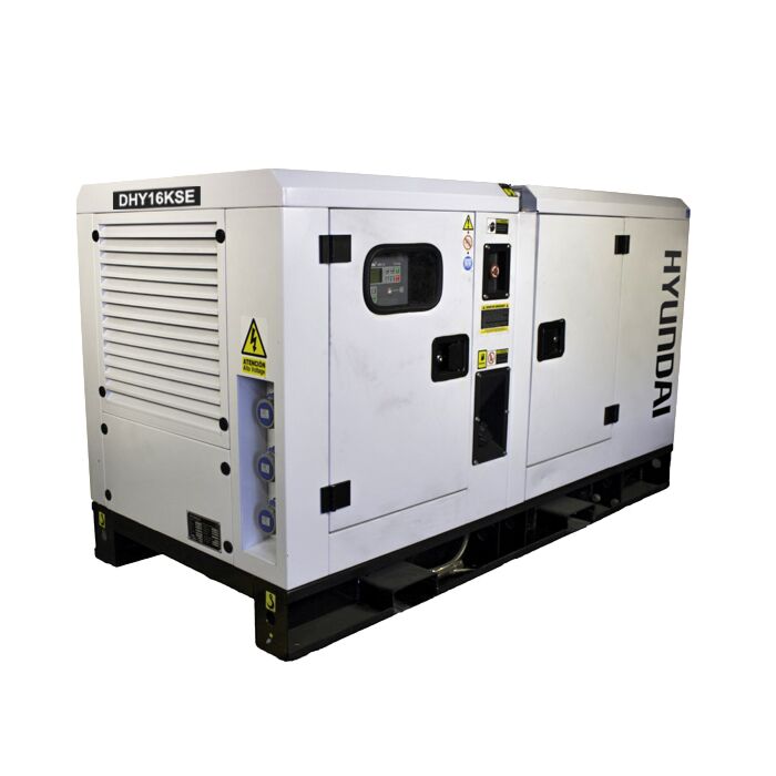 HYUNDAI DHY16KSE Diesel strømaggregat 16,5kVA 400V 3-fas - 1500RPM - Vannkjølt