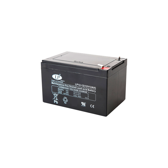 12V 12Ah AGM batteri VDS godkjent, 151x101x98 mm T2