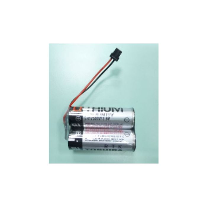 Batteri Oval Flowpet-EG flow meter, 3.6V Toshiba 2xER17500V/3  RD018