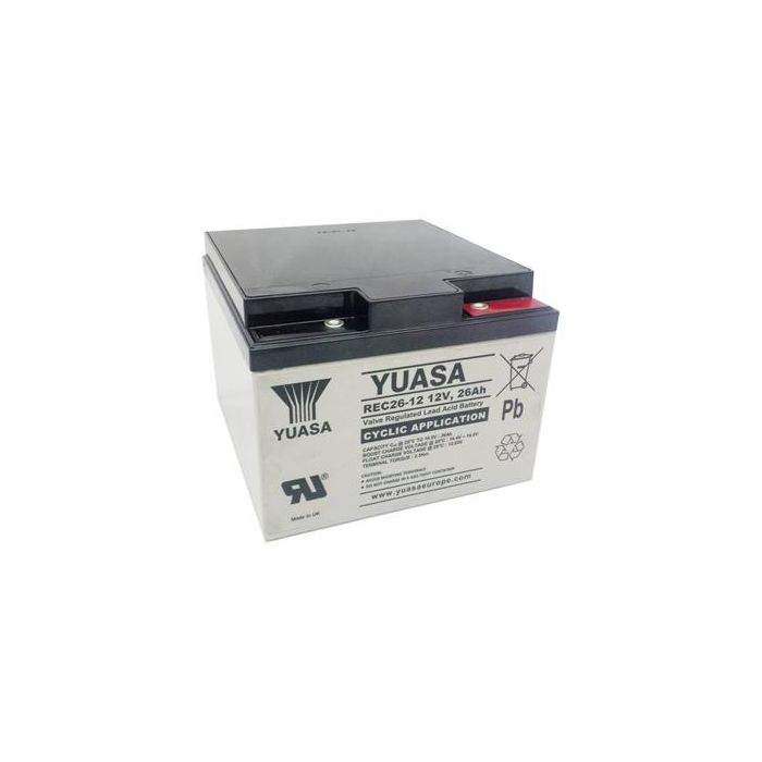 Yuasa NPC24-12I / REC 26-12 Batteri 12V 24Ah Deep Cykle Powakaddy