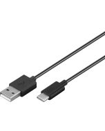 USB-C lade datakabel universal USB 2.0 male (type A)  type USB-C™ male 1m