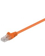 Cat 5e oransje Nettverkskabel U/UTP 5m