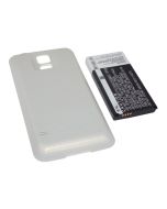 Batteri til Samsung Galaxy S5 EB-BG900 5600mAh Høykapasitet med Gullfarget bakdeksel