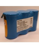3,6v 4,0Ah nødlysbatteripakke m/ Faston