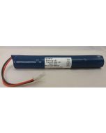4,8v 1,6Ah nødlysbatteripakke m/ ledning og Molex Minifit 2-pol