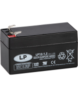 12V 1,4Ah (1,2Ah) AGM batteri T1 VDS  97x43x58