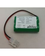 Nødlysbatteri 2,4V 2,1Ah NIMH erstatter Glamox 19596024