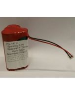 3,6V NIMH nødlysbatteri trekant med kontakt B958 48x29x29mm