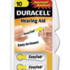 Duracell Høreapparatbatteri 10 EasyTab 1,4v 6-pakning-0