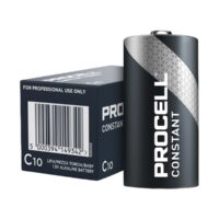 10pk Duracell Industrial ProCell PC1400 Alkalisk batteri LR14 C 1,5V -0