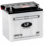 12N24-3A batteri til Gressklipper 12V 24Ah E60-N24-A (185x125x178mm)-0