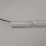 4,8v 4,0Ah nødlysbatteripakke m/ Ledning og AMP 2-pol i stav Glamox-0