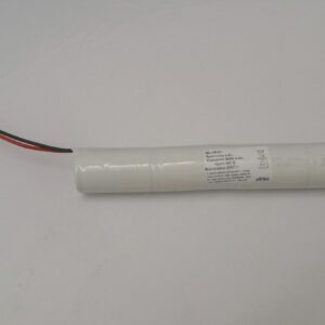 4,8v 4,0Ah nødlysbatteripakke m/ Ledning og AMP 2-pol i stav Glamox-0