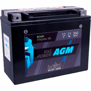 YTX24HL-BS batteri til MC og ATV 12V 21Ah (205x87x162mm) AGM-0
