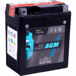 YTX7L-BS YTX7-3 batteri til MC og ATV 12V 6Ah (113x70x130mm)-0