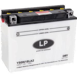 12V Standard 20 Ah Y50-N18L-A Syrefylt Blybatteri