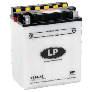 YB14-A2 batteri til MC og ATV 12V 14Ah (135x90x168mm)-0
